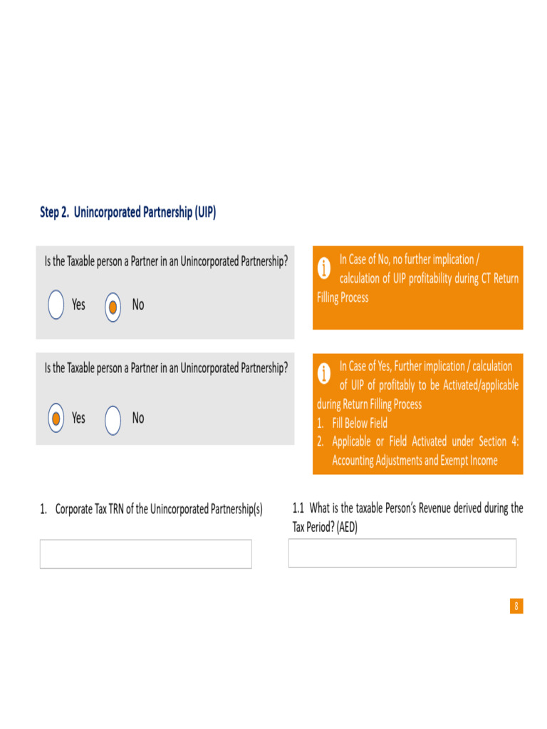 CT Return Filling For UIP | PDF | Net Income | Corporate Tax