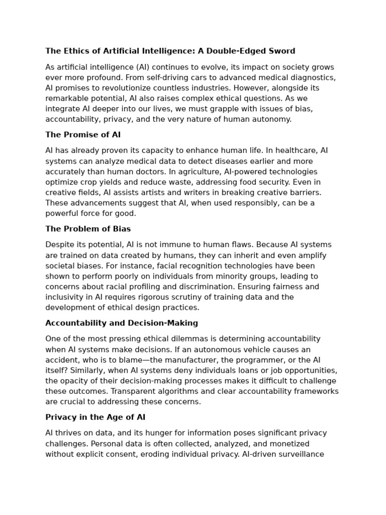 The Ethics Of Artificial Intelligence Pdf Artificial Intelligence