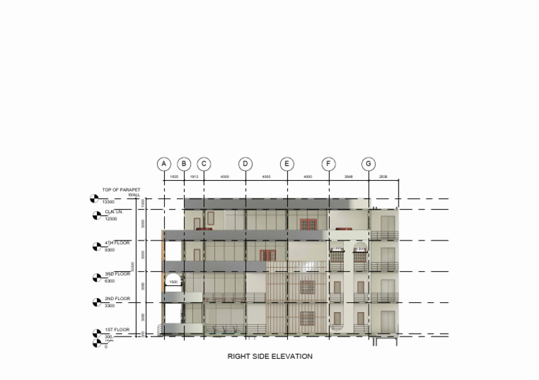 Office BLDG - Left Side (Lto Phil Health) - Right Side Elevation | PDF