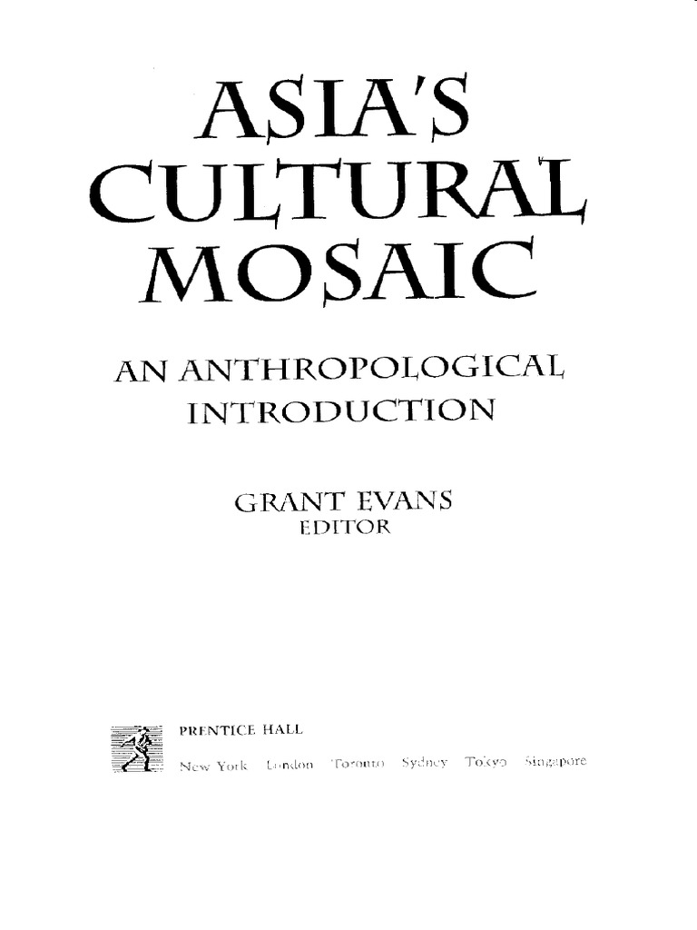 Asia - S Cultrual Mosaic | PDF