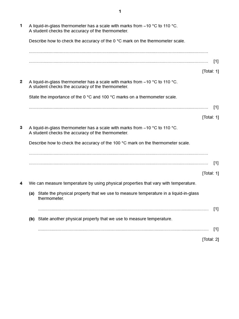 Temperature test pdf thermometer temperature