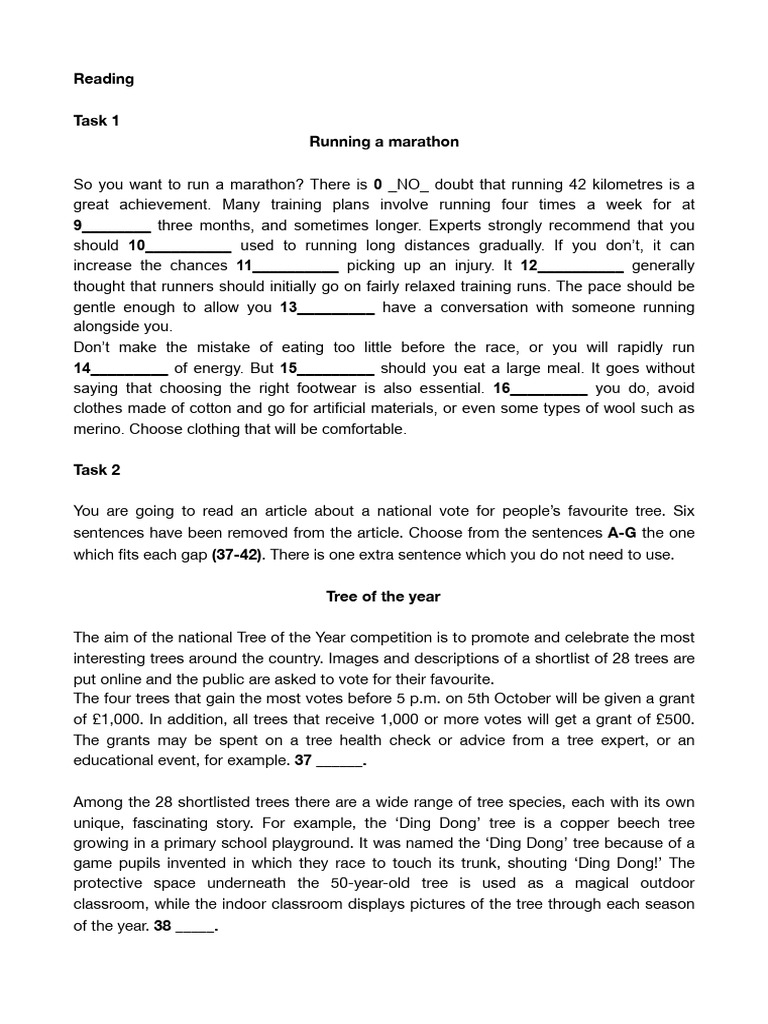 READING_2B2_28 NOV | PDF | Trees | Plants