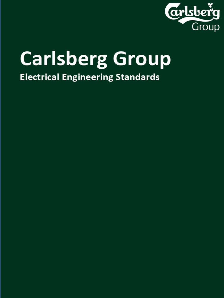 Carlsberg Electrical Engineering Standards | PDF | Electrical Wiring ...