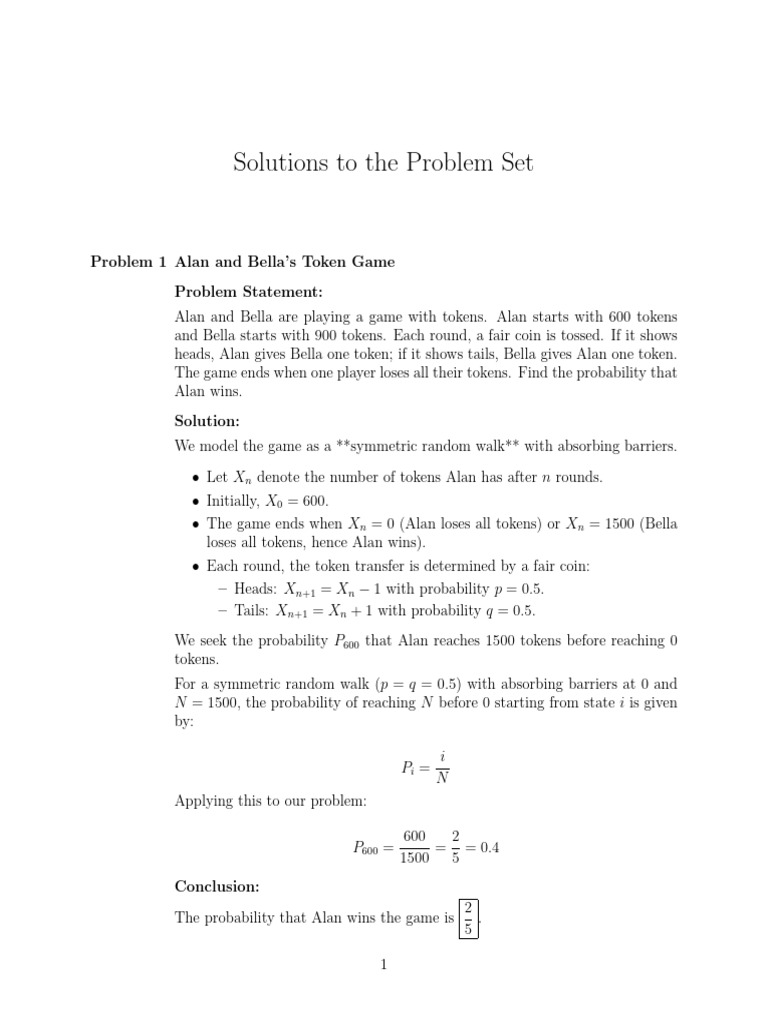 Sol To Sample Dec Test | PDF | Expected Value | Probability