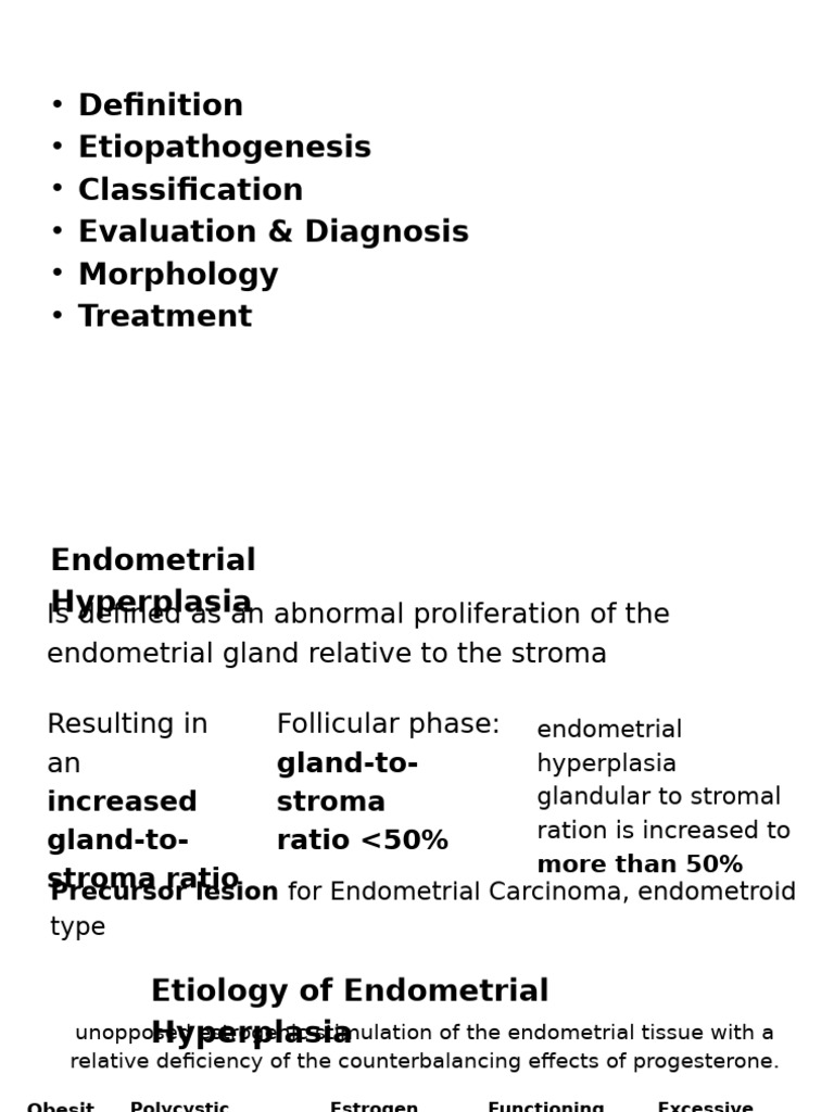 Endometrial Hyperplasia Final Final | PDF | Medical Specialties ...