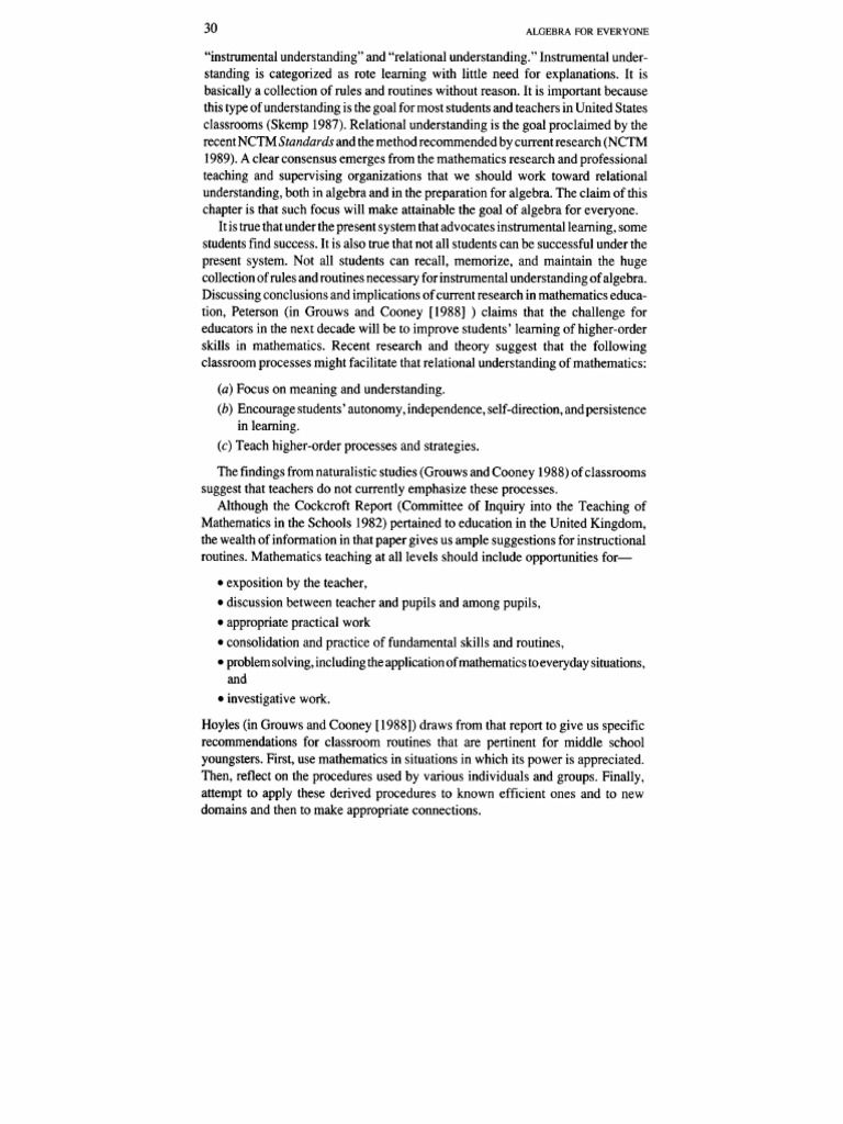 Algebra For Everyone AlgebraChapter3 - 2 Unit 1 Learning Math Patterns ...