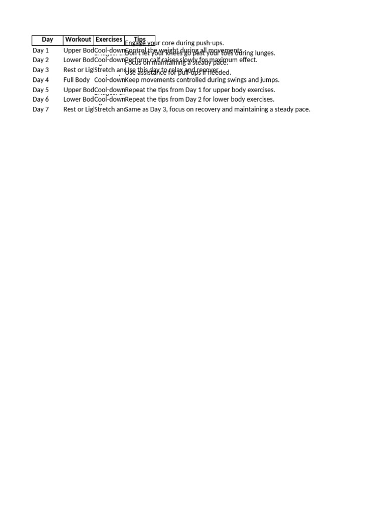 WEIGHT LOSS AND MUSCLE GAIN WORKOUT PLAN PDF AT HOME visual data 8