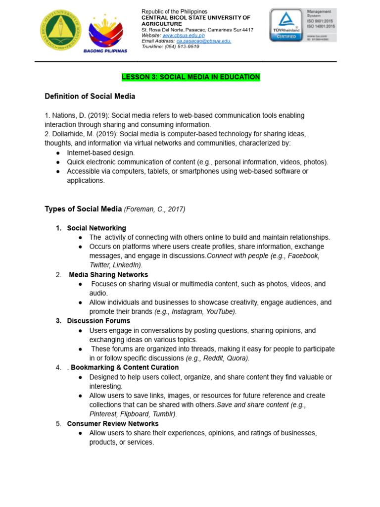 Outline-L3 TTL2 | PDF | Social Media | Popular Culture & Media Studies