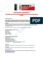 Sealant Used by BHEL For Turbine Bearing Housing Parting Planes