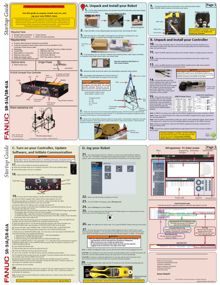 FANUC JRM18 Installation Guide | PDF | Electrical Connector | Computing