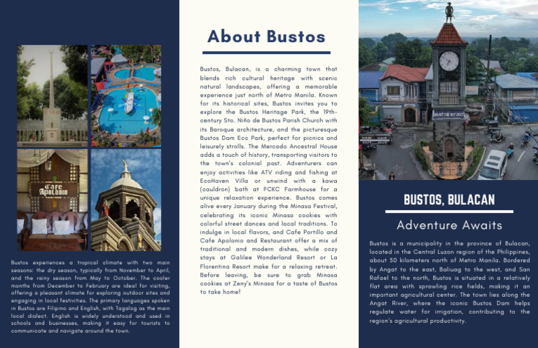 Navy Modern Travel Agency Brochure PDF | PDF