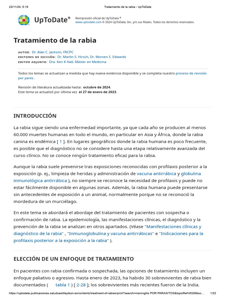 Rabia 3 Tto Uptodate 24 | PDF | Rabia | Virus