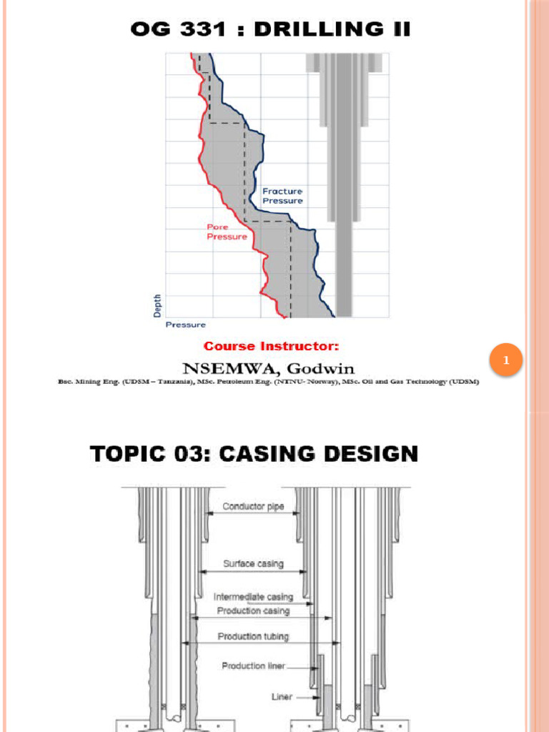 OG 331 LECTURE 09 | PDF | Casing (Borehole) | Building Materials