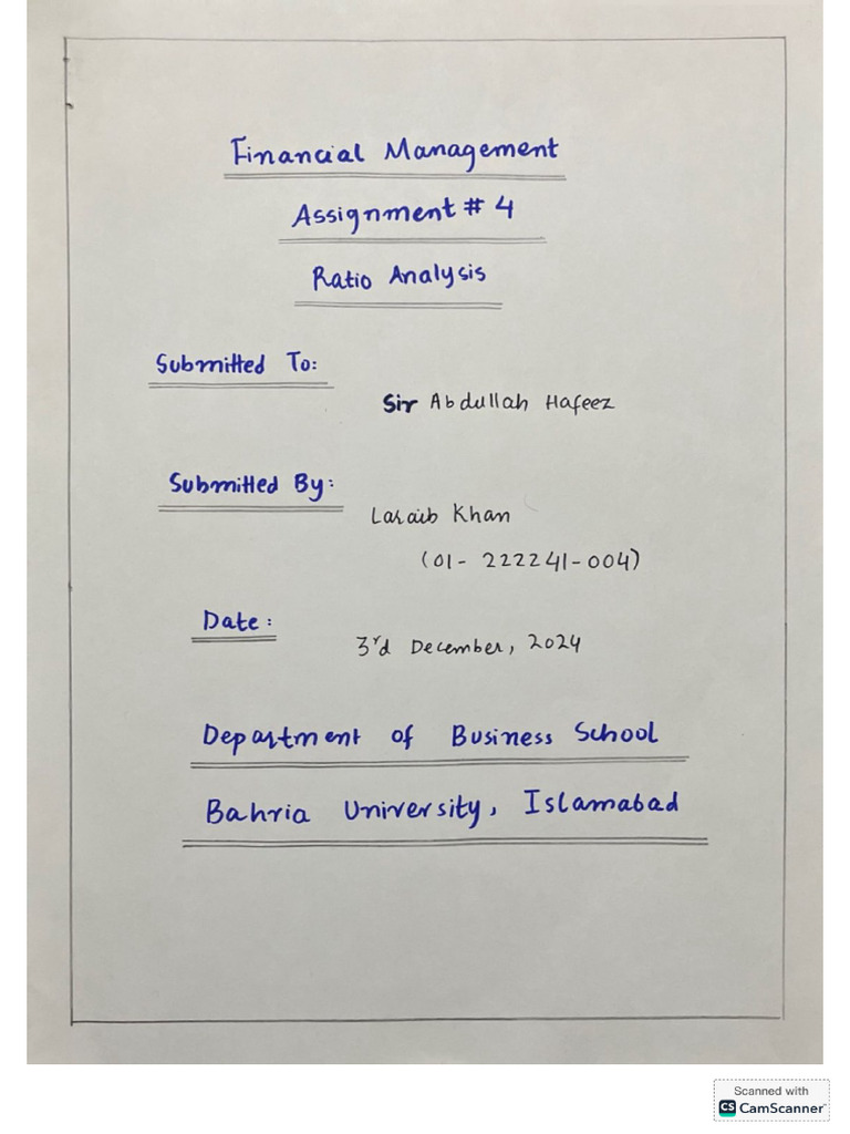 FM Assignment 4 Laraib Khan | PDF