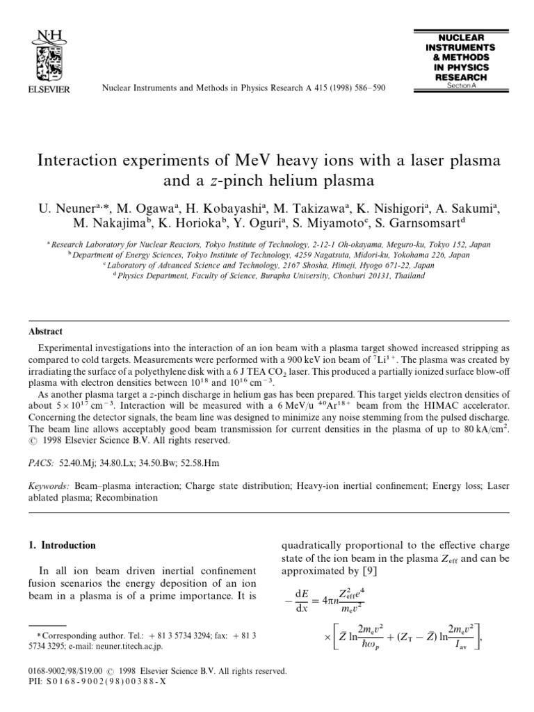 Neuner1998 pdf plasma physics time of flight mass spectrometry