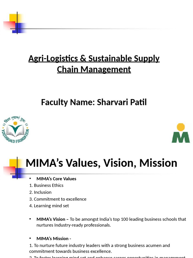 Unit 1 | PDF | Logistics | Supply Chain Management