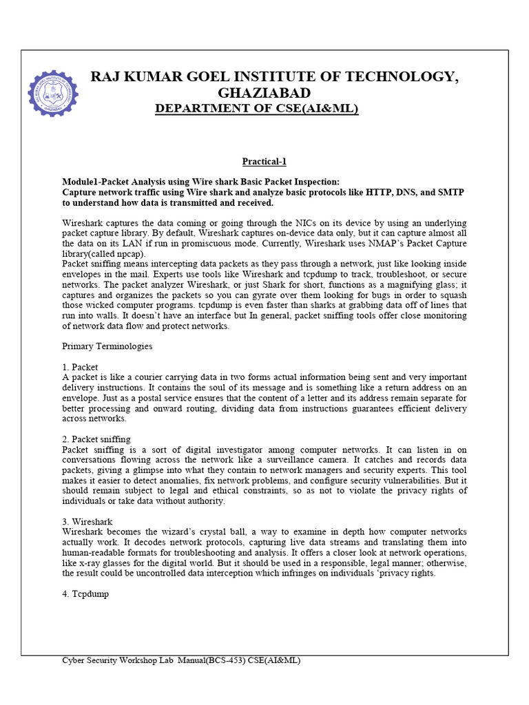 Cyber practical 1 to 4 pdf domain name system port computer