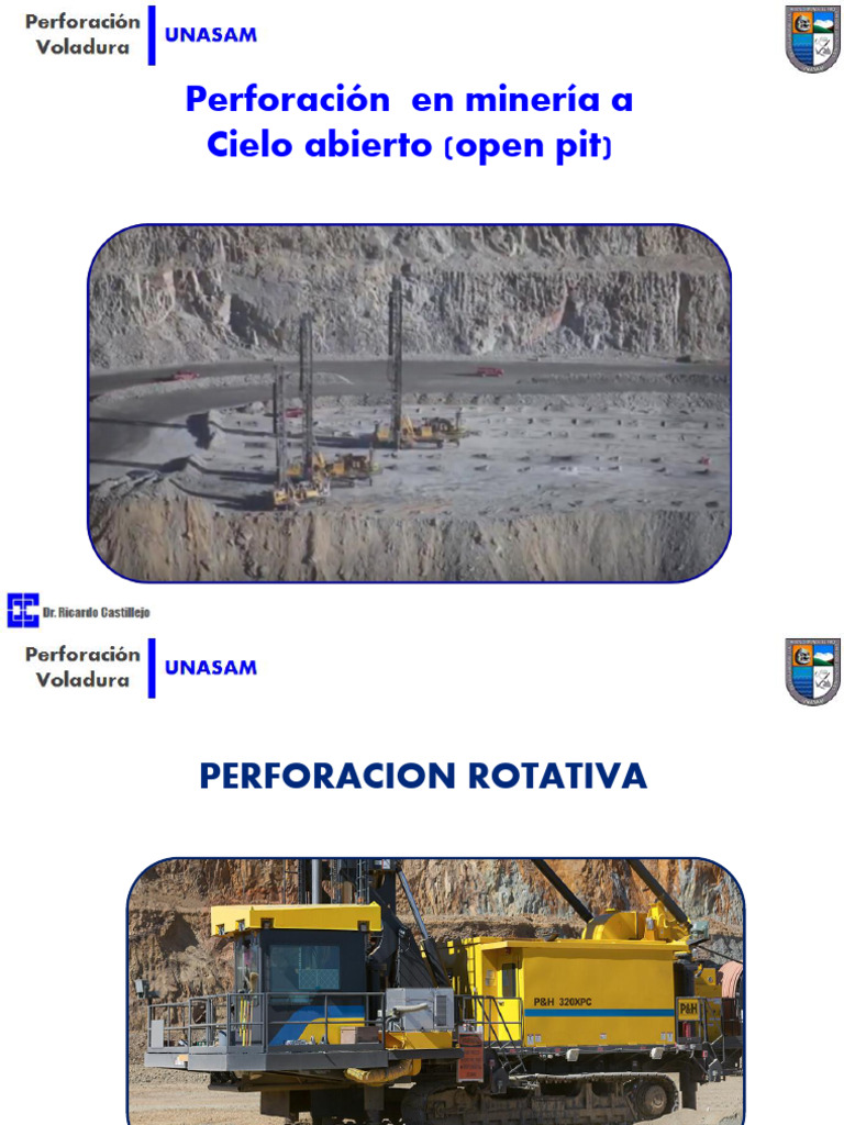 Perforación Minera: Innovación y Seguridad | PDF | Corte | Herramientas ...