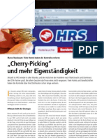 „Cherry-Picking“ und mehr Eigenständigkeit, Kolumne von Marco Nussbaum in Hotel&Technik 1/12