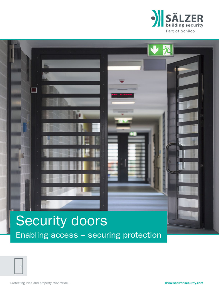 04 Saelzer Security-Doors | PDF | Door | Window
