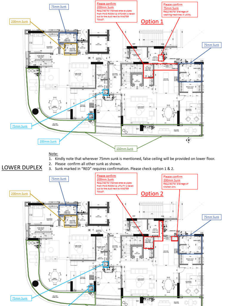 Gandhinagar - Typical Floor Sunk - 07.11.2024 | PDF | Sink | Building ...
