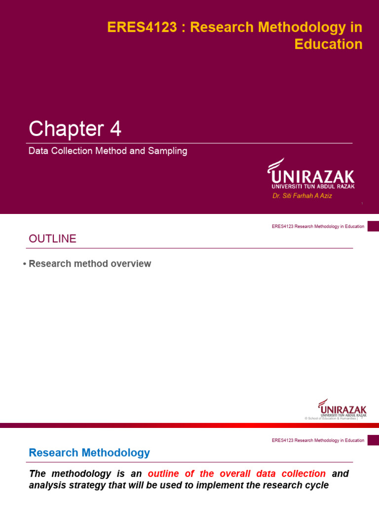 Research Methodology: Data Collection & Sampling | PDF | Survey ...