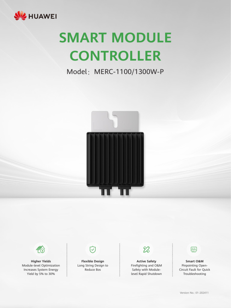 MERC-1100/1300W-P Datasheet | PDF | Solar Panel | Photovoltaics