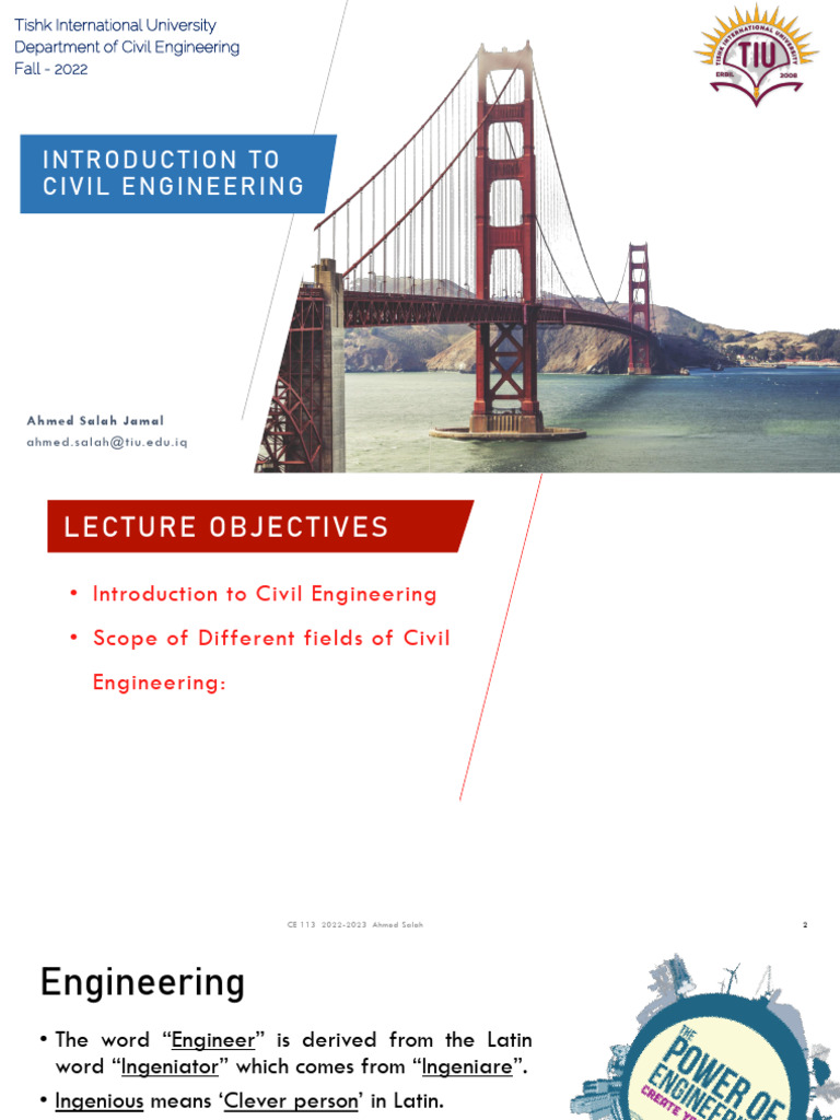 Overview of Civil Engineering Disciplines | PDF | Engineering | Civil ...
