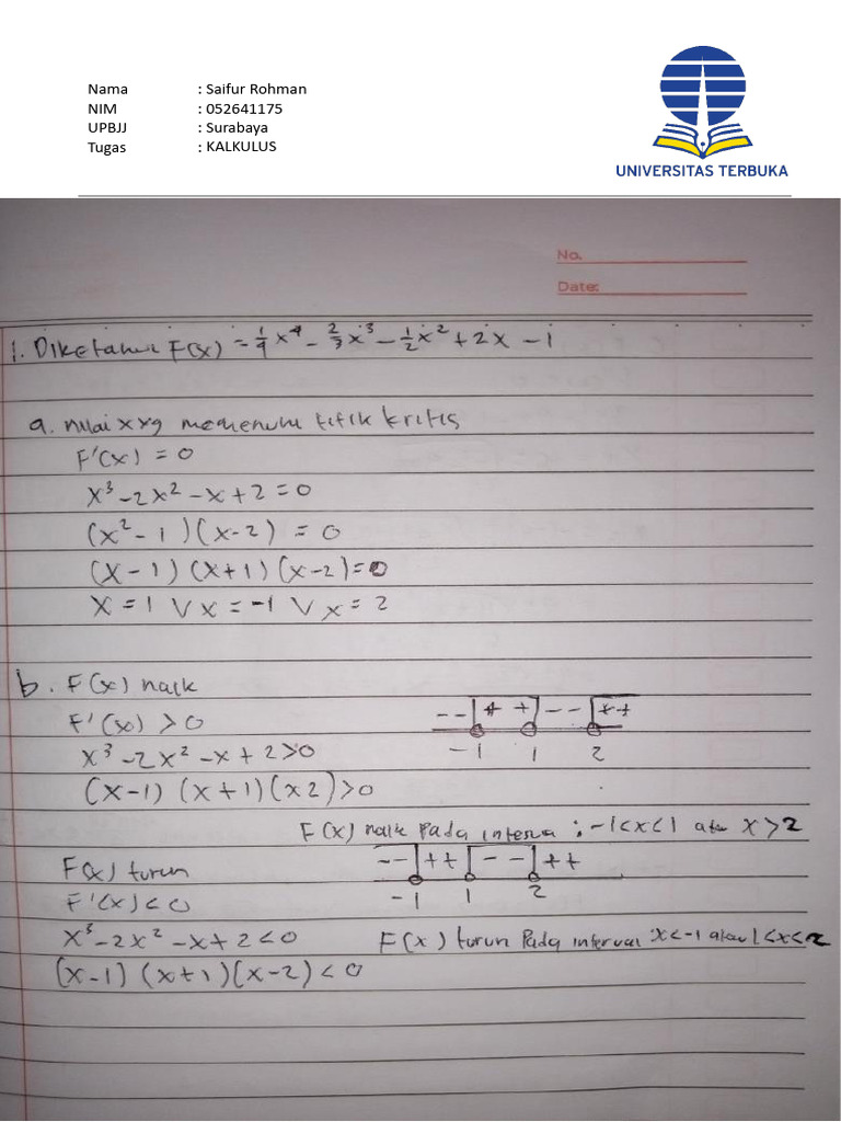 Tugas 3 Kalkulus Pdf