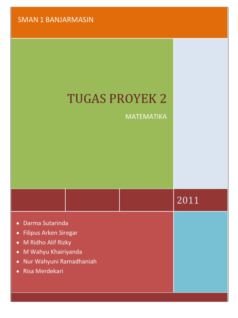 Contoh Proyek Matematika SMA | PDF