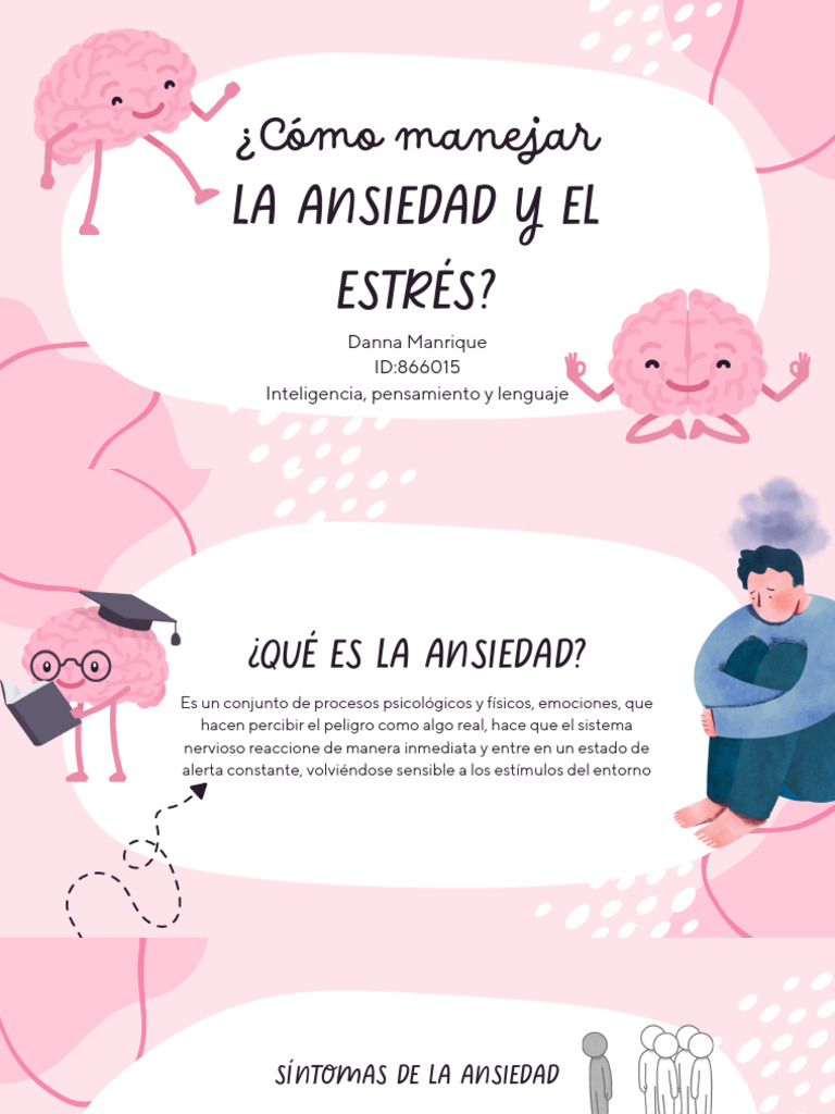 Manejo de La Ansiedad y El Estrés | PDF | Ansiedad | Estrés (biología)