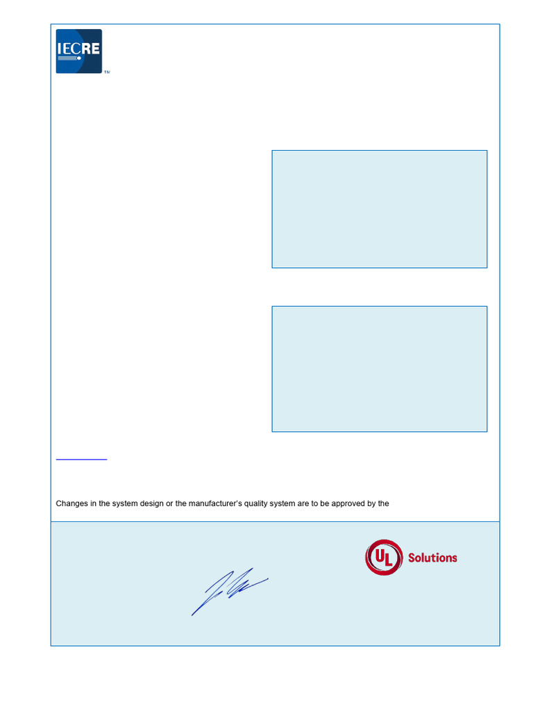IECRE Certificate for Wind Turbine Blade | PDF | Wind Turbine | Turbine