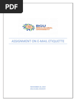 TCS Email Writing Practice Examples | PDF | Communication | Business