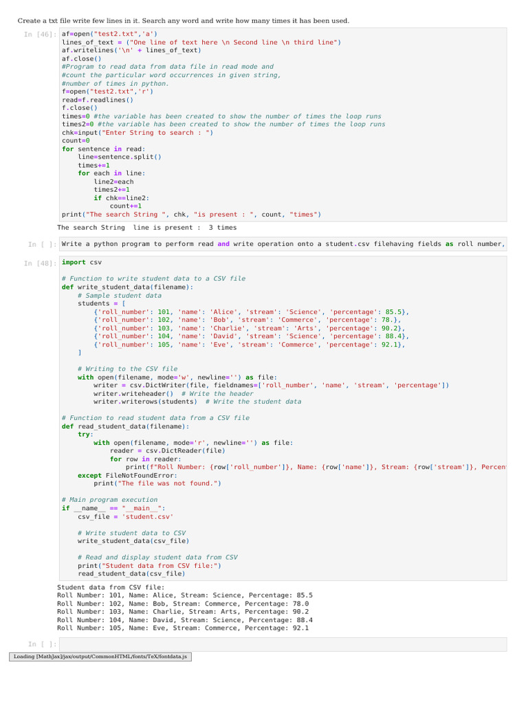 practical8_9-1 | PDF | Comma Separated Values | Data