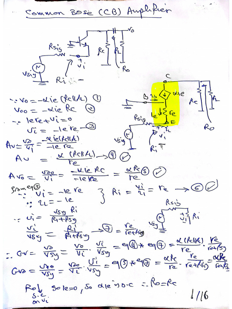 EE1203 - Lec Ac CB - CC | PDF