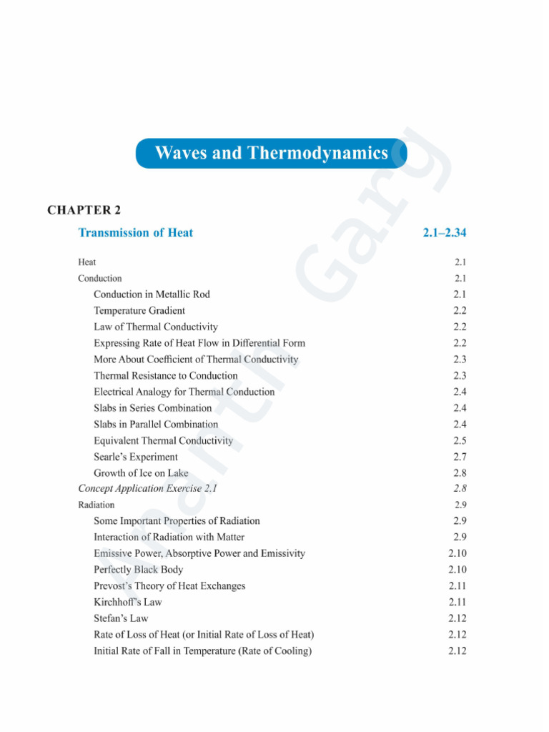 Transmission of Heat Chapter | PDF