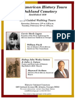 2012 Oakland African American History Flyer