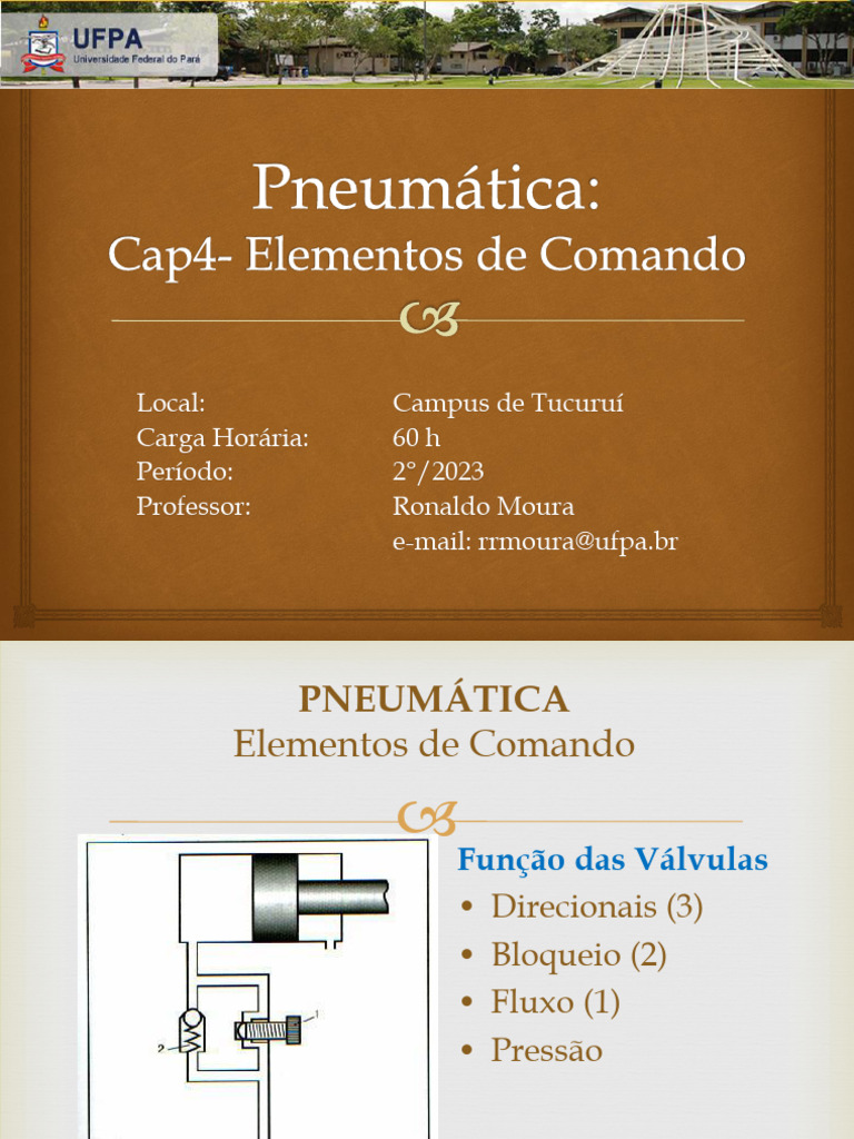 CAP4 - Pneumática - Elementos de Comando - Rev | PDF | Válvula ...