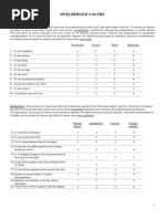 Questionnaire sur la personnalité borderline | PDF | Colère | Psychologie