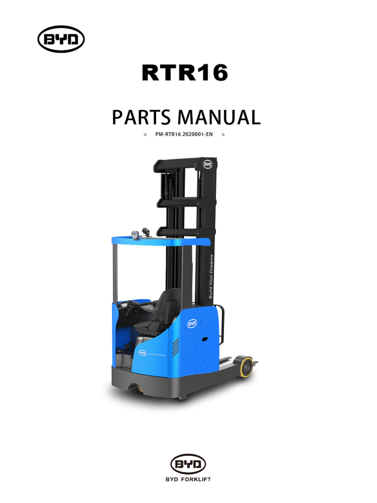 Manual Peças - RTR 16 - 02 | PDF | Forklift | Screw