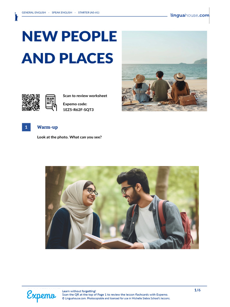 New People and Places American English Student | PDF | Human Voice ...