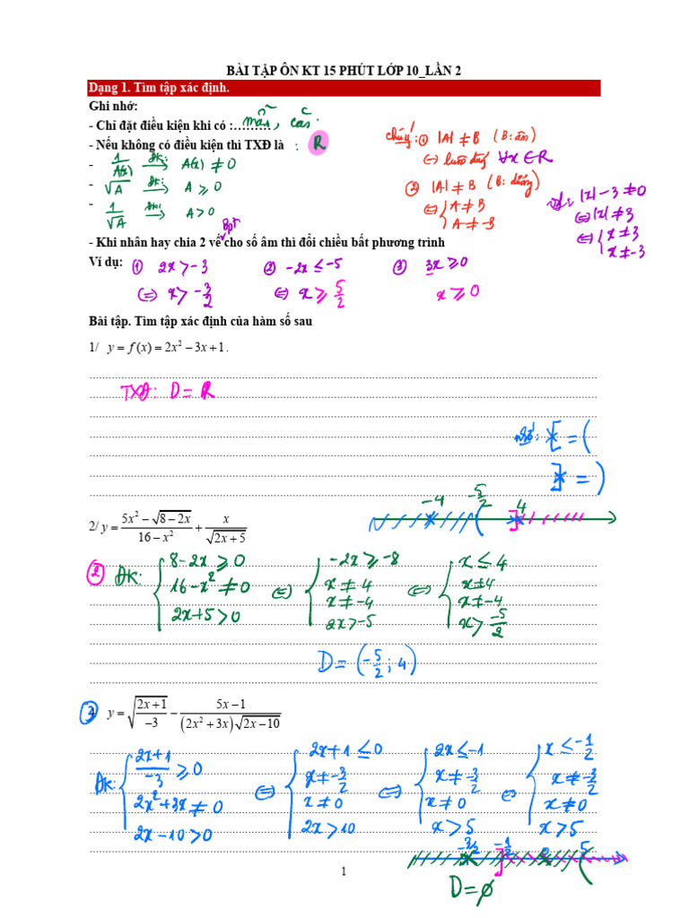 ÔN KT 15 PHÚT - L2 - DT Bản Sao | PDF