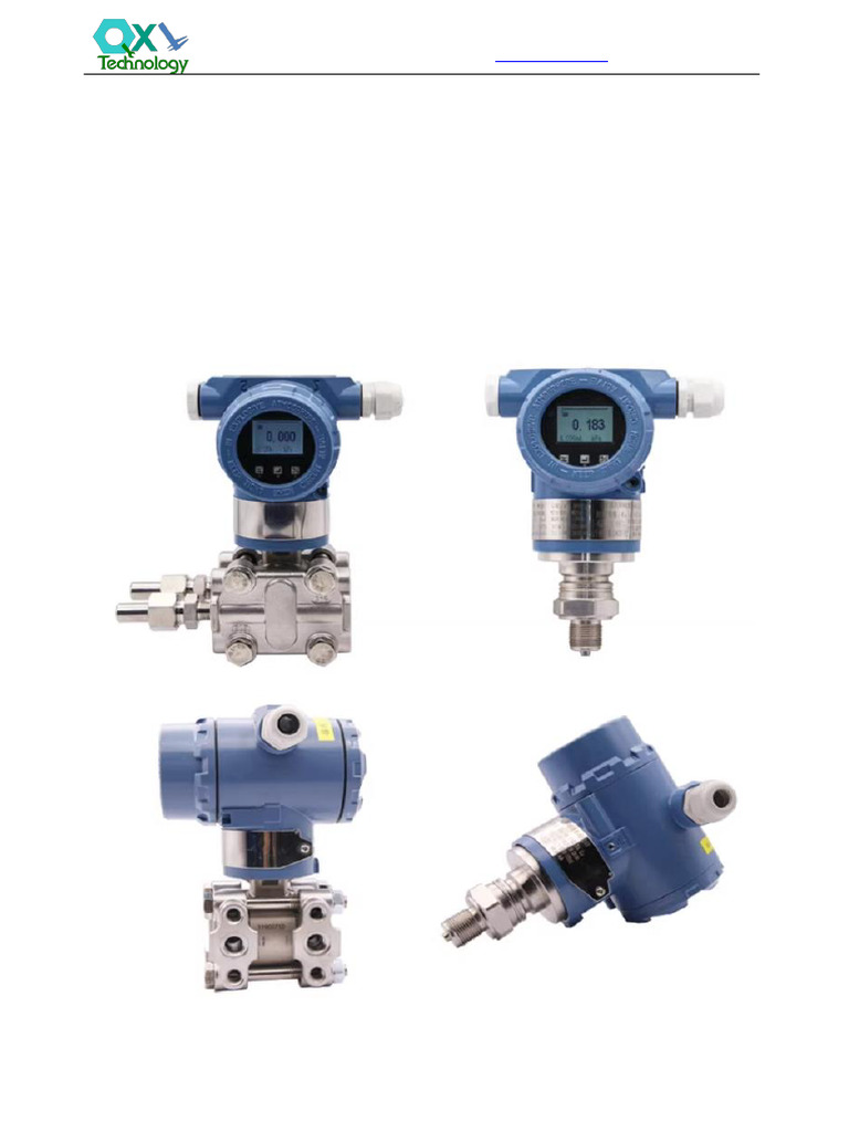 Differential Pressure Transmitter Overview | PDF | Pressure Measurement ...
