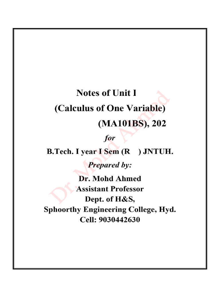 Unit 3 - M&C | PDF