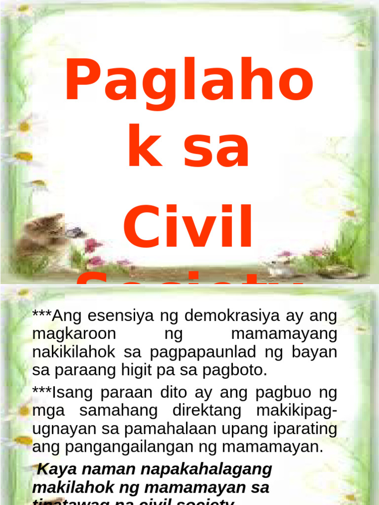 Civil Society | PDF