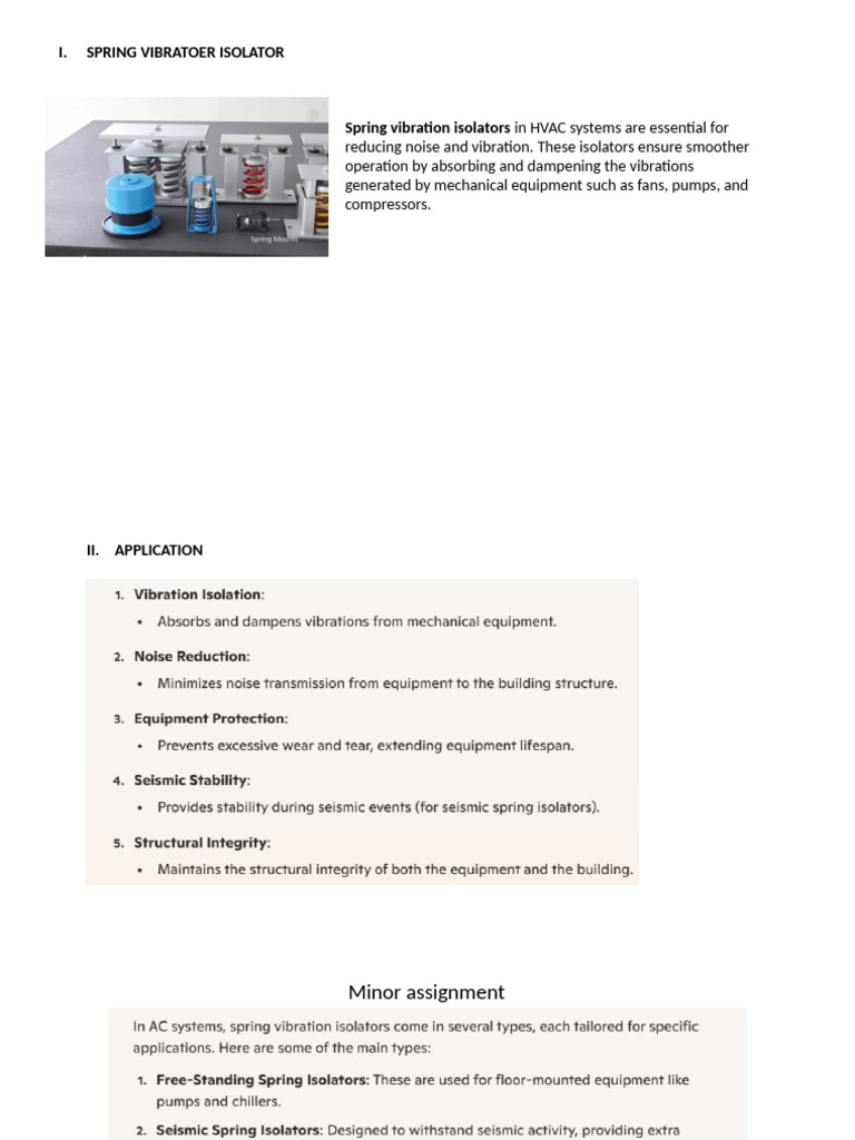 Types of Spring Vibrator | PDF