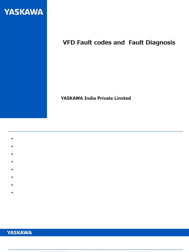 Yaskawa Drive OL2 Fault Diagnosis Guide | PDF | Capacitor | Power Supply