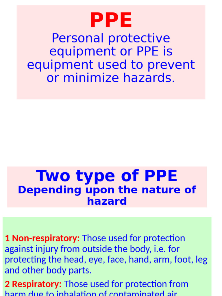 Essential Guide to Personal Protective Equipment | PDF