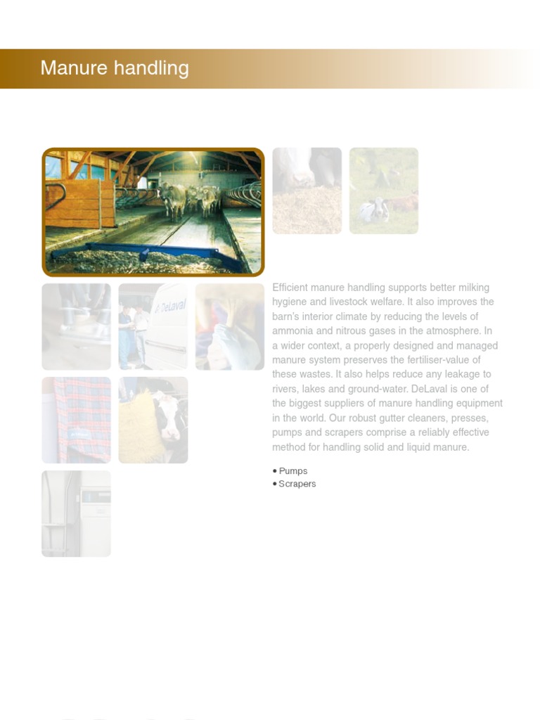 Efficient Manure Handling Solutions | PDF | Manure | Pump