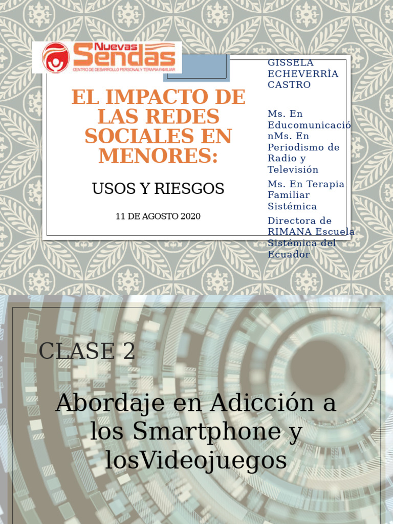 Riesgos de Redes Sociales en Menores | PDF | Acoso cibernético ...